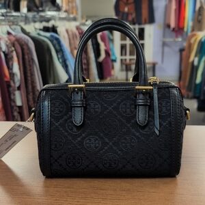 Tory Burch Petite Monogram Jacquard Barrel